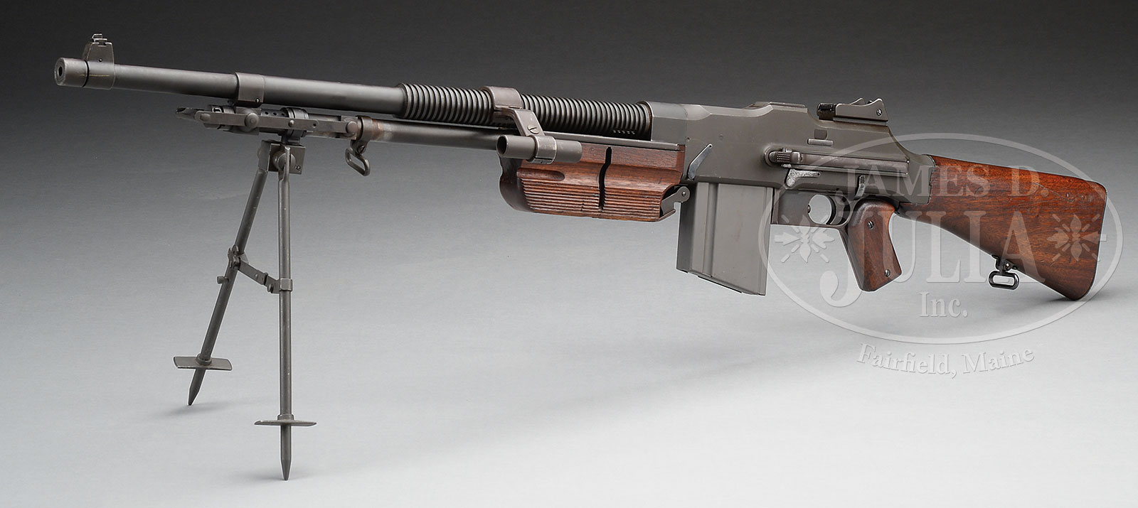 UTTERLY FANTASTIC AND RARE COLT R75A BROWNING AUTOMATIC RIFLE WITH DETACHABLE BARREL (CURIO & RELIC).